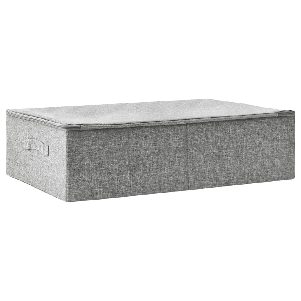 Opbergbox 70X40X8 Cm Stof 1 Grijs