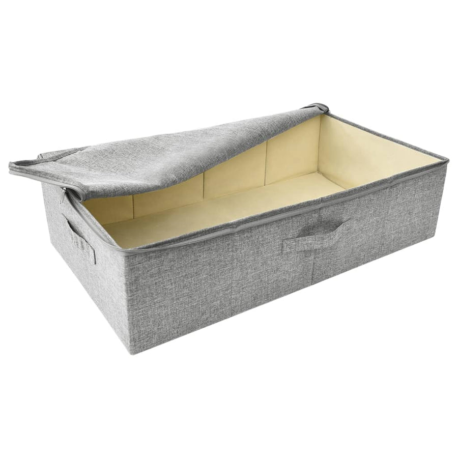 Opbergbox 70X40X8 Cm Stof 1 Grijs