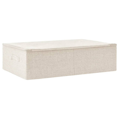 Opbergbox 70X40X8 Cm Stof Kleurig 1 Crème
