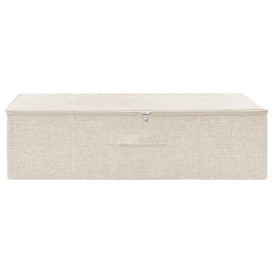 Opbergbox 70X40X8 Cm Stof Kleurig 1 Crème
