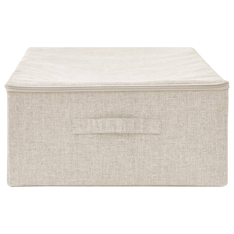 Opbergbox 70X40X8 Cm Stof Kleurig 1 Crème