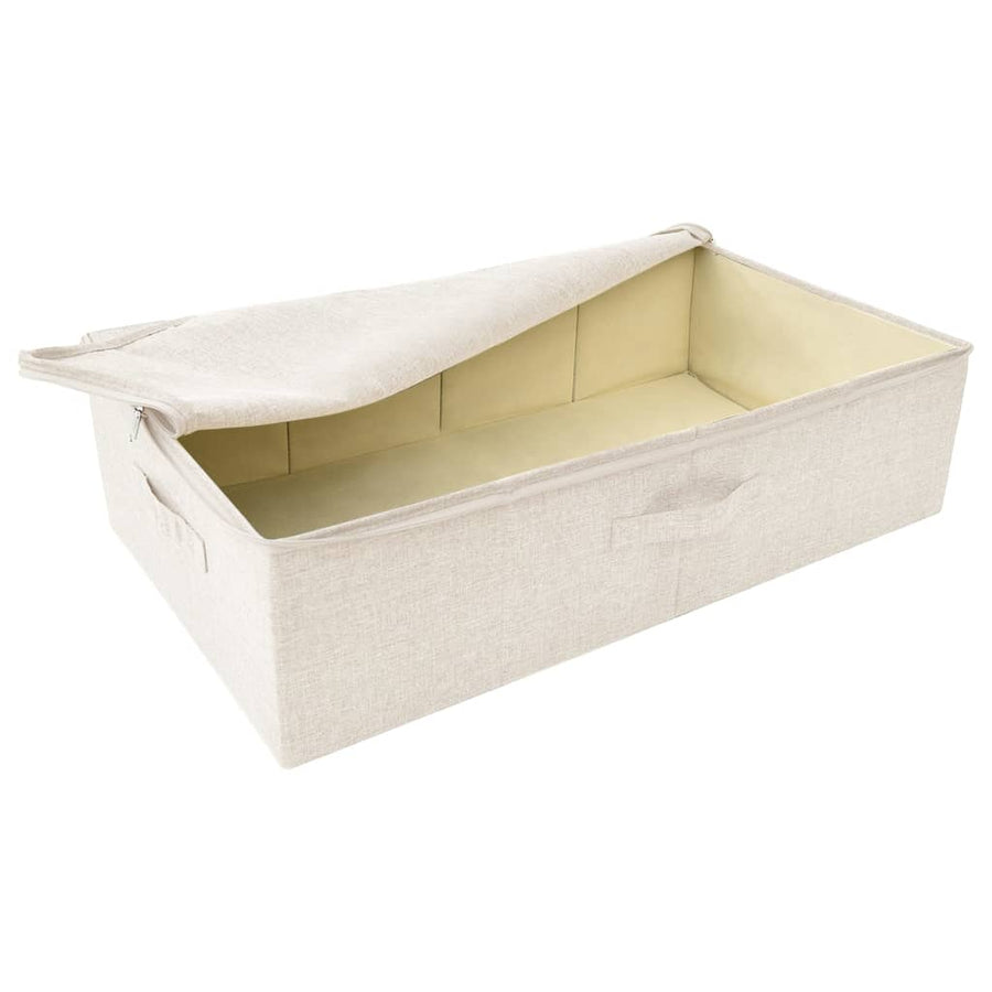 Opbergbox 70X40X8 Cm Stof Kleurig 1 Crème