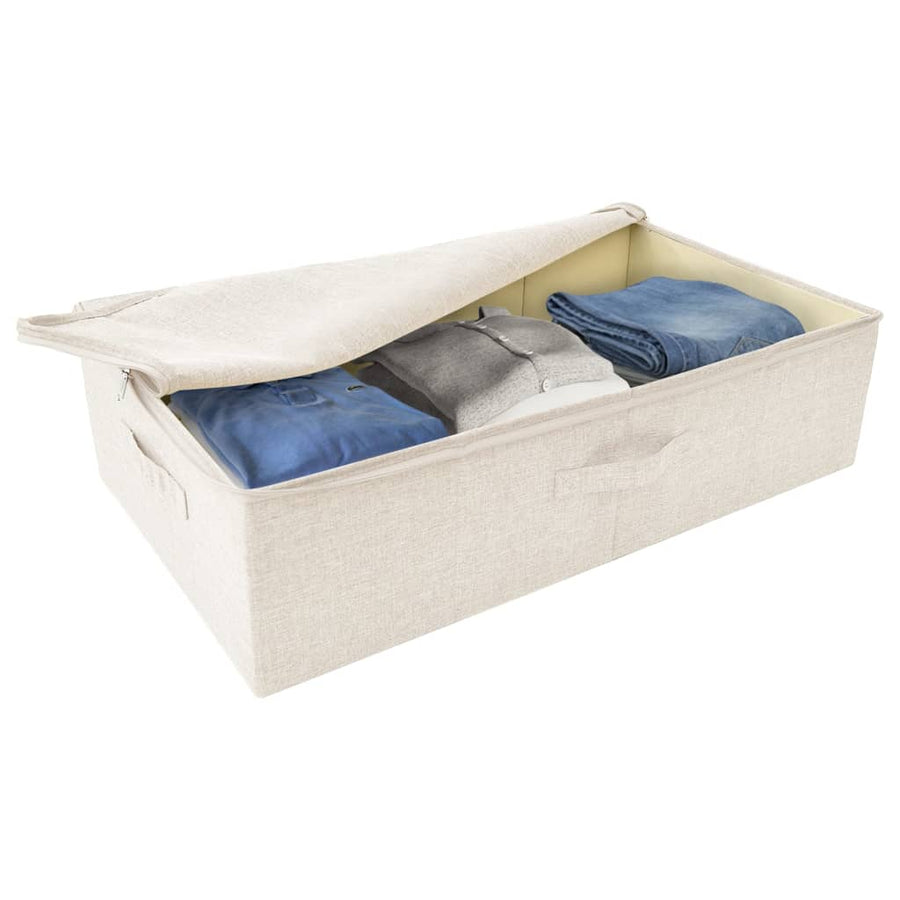 Opbergboxen 70X40X8 Cm Stof Kleurig 1 2 Crème