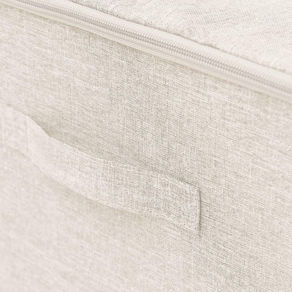Opbergboxen 43X34X3 Cm Stof Kleurig Crème