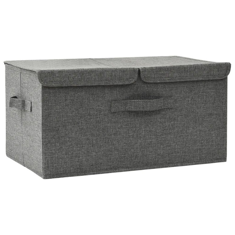 Opbergbox 50X30X25 Cm Stof Kleurig 1 Antraciet
