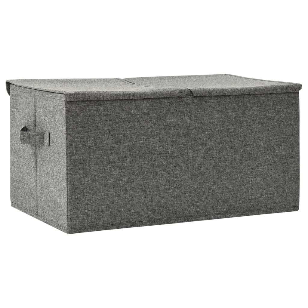 Opbergbox 50X30X25 Cm Stof Kleurig 1 Antraciet