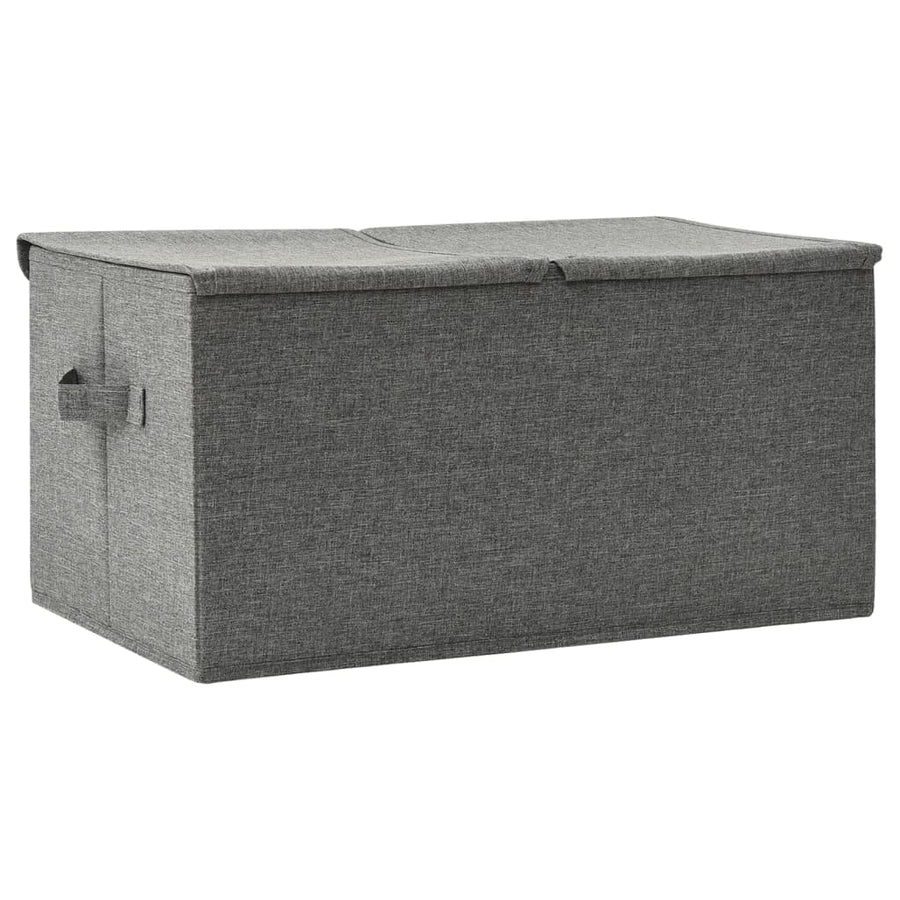 Opbergbox 50X30X25 Cm Stof Kleurig 1 Antraciet