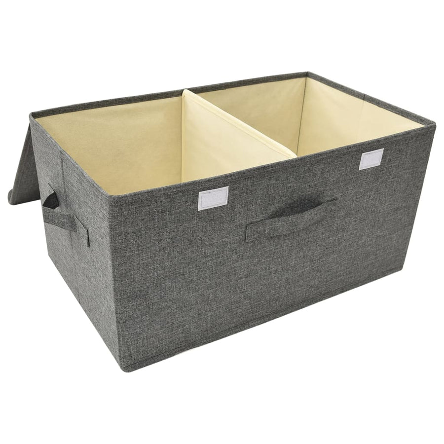 Opbergbox 50X30X25 Cm Stof Kleurig 1 Antraciet
