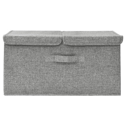Opbergbox 50X30X25 Cm Stof 1 Grijs