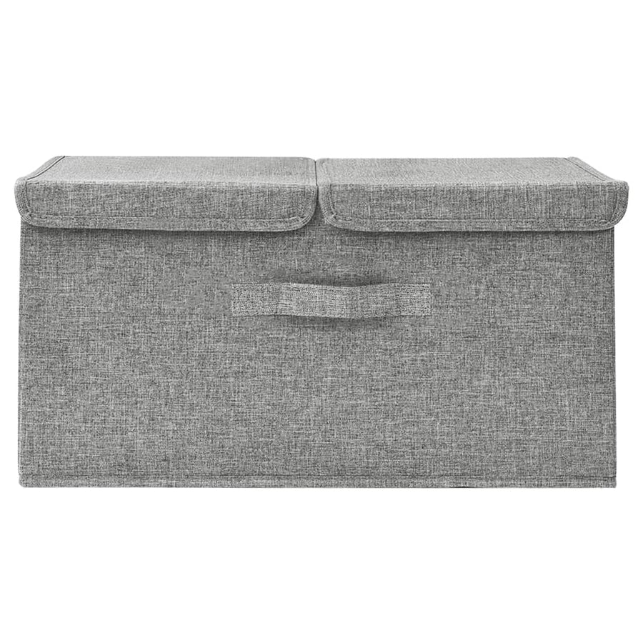 Opbergbox 50X30X25 Cm Stof 1 Grijs