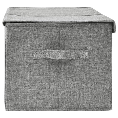 Opbergbox 50X30X25 Cm Stof 1 Grijs