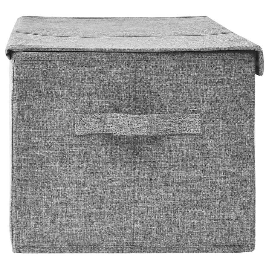Opbergbox 50X30X25 Cm Stof 1 Grijs