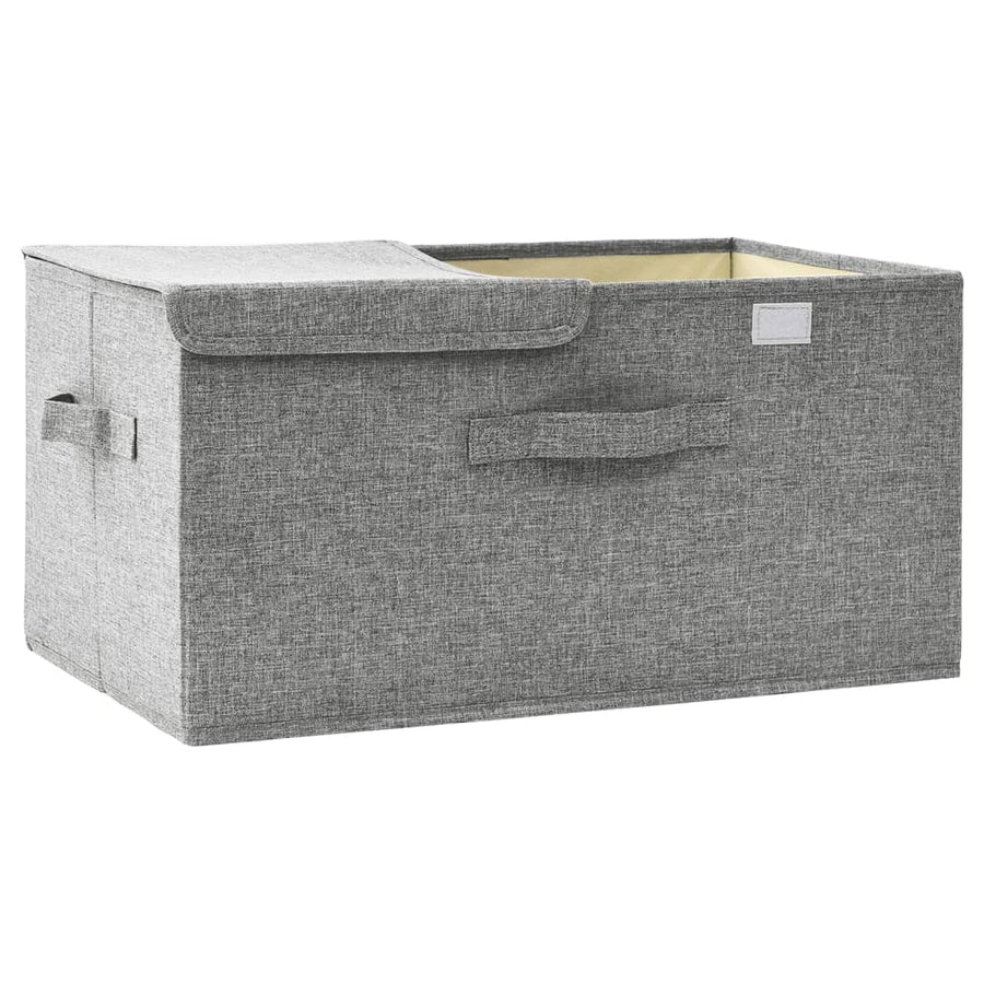 Opbergbox 50X30X25 Cm Stof 1 Grijs