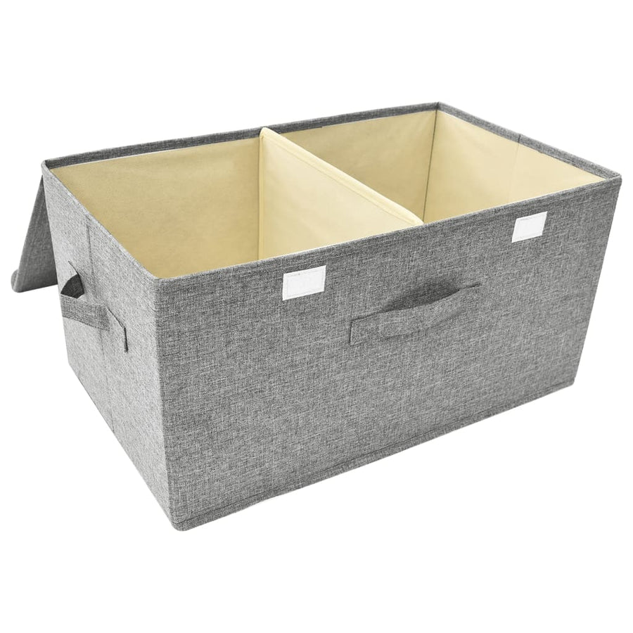 Opbergbox 50X30X25 Cm Stof 1 Grijs
