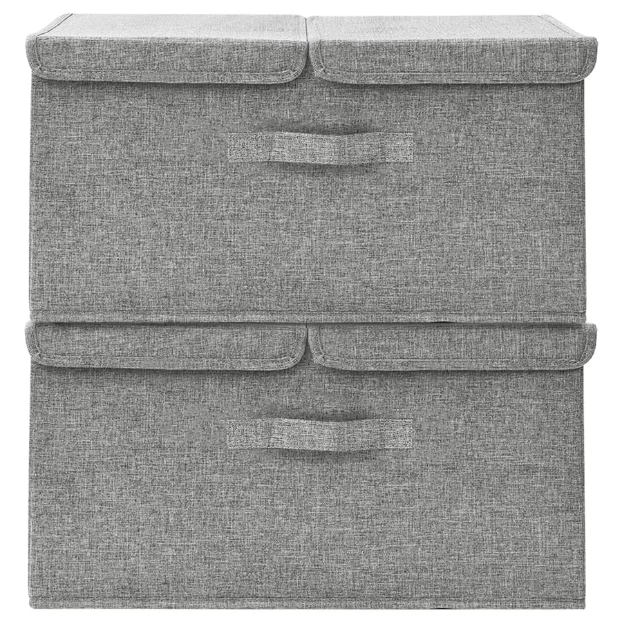 Opbergboxen 50X30X5 Cm Stof 1 2 Grijs
