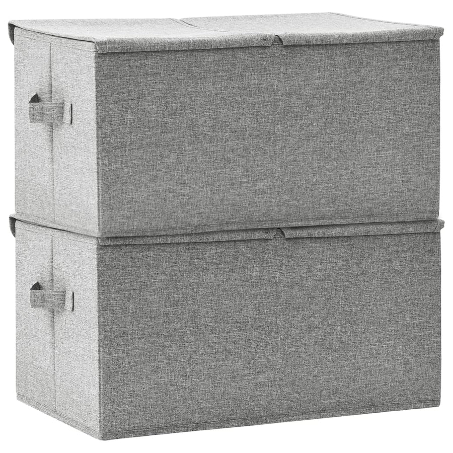Opbergboxen 50X30X5 Cm Stof 1 2 Grijs
