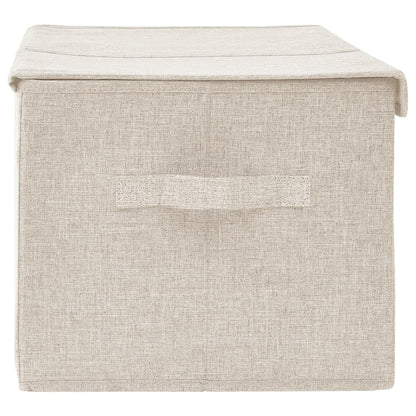 Opbergbox 50X30X25 Cm Stof Kleurig 1 Crème