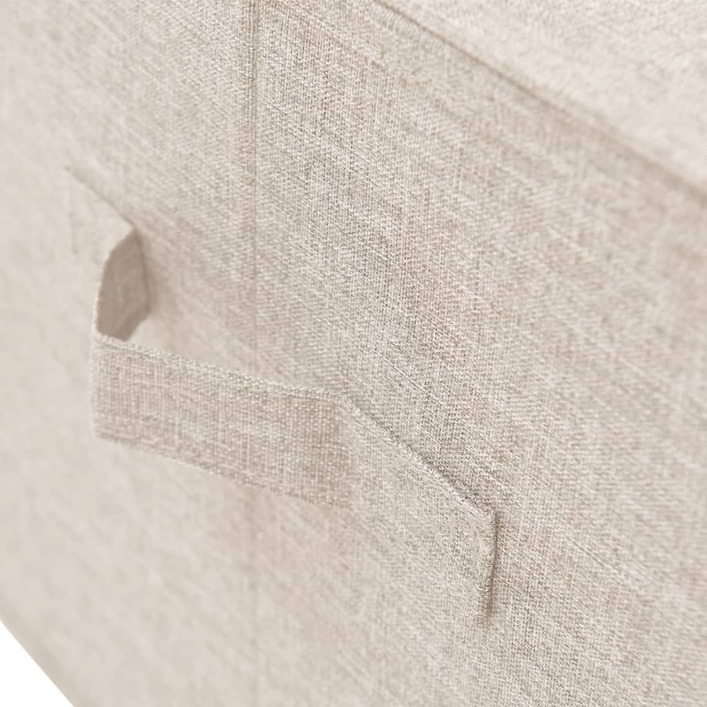 Opbergbox 50X30X25 Cm Stof Kleurig 1 Crème