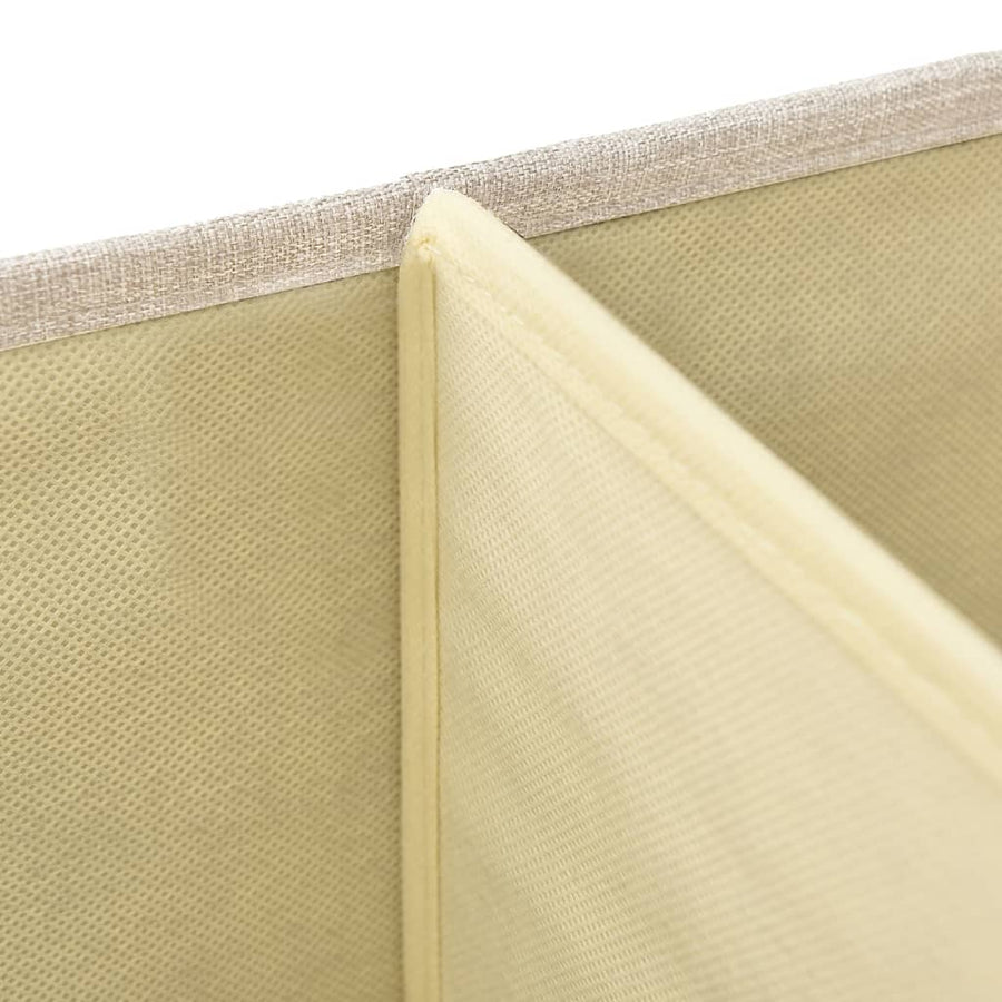 Opbergboxen 50X30X5 Cm Stof Kleurig 1 2 Crème
