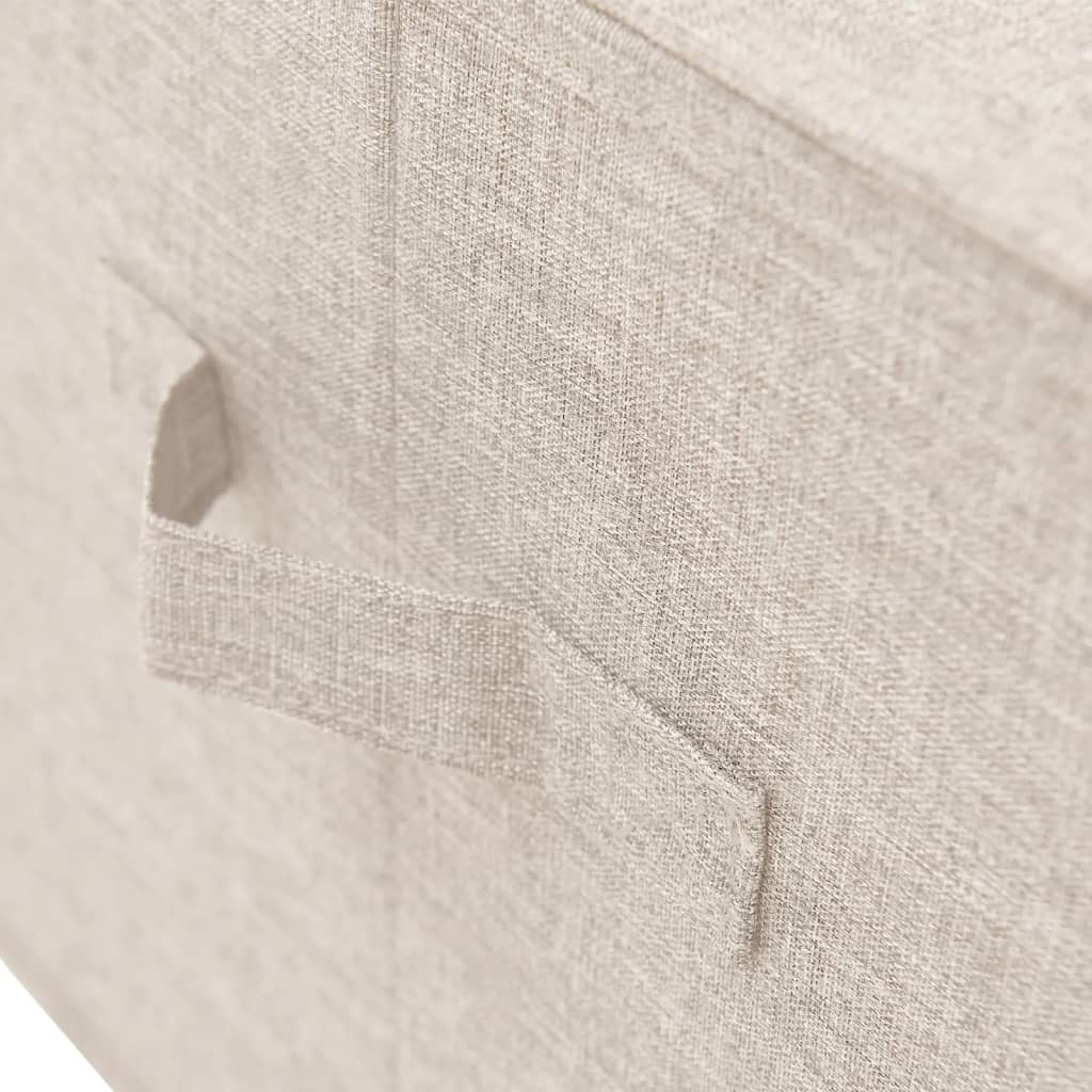 Opbergboxen 50X30X5 Cm Stof Kleurig 1 2 Crème