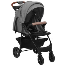 Kinderwagen 3-In-1 Staal Lichtgrijs