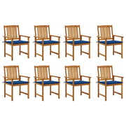 Tuinstoelen 8 stuks massief acaciahout