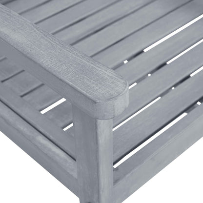 Tuinstoelen 6 St Massief Acaciahout Grijs 6