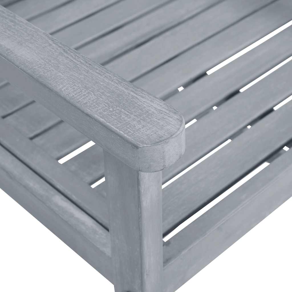 Tuinstoelen 6 St Met Kussens Massief Acaciahout Grijs 6
