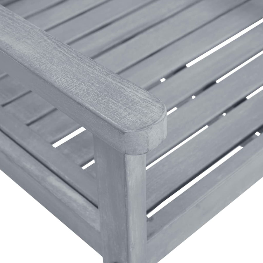 Tuinstoelen 6 St Met Kussens Massief Acaciahout Grijs 6