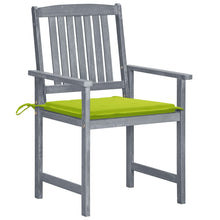Tuinstoelen 6 St Met Kussens Massief Acaciahout Grijs 6