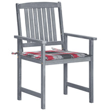 Tuinstoelen 6 St Met Kussens Massief Acaciahout Grijs 6