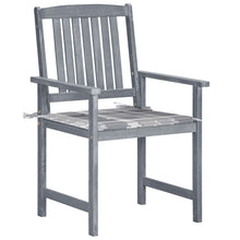 Tuinstoelen 6 St Met Kussens Massief Acaciahout Grijs 6
