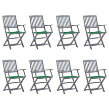 Tuinstoelen Inklapbaar Met Kussens Massief Acaciahout 8