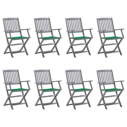 Tuinstoelen Inklapbaar Met Kussens Massief Acaciahout 8