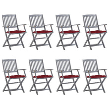 Tuinstoelen Inklapbaar Met Kussens Massief Acaciahout 8