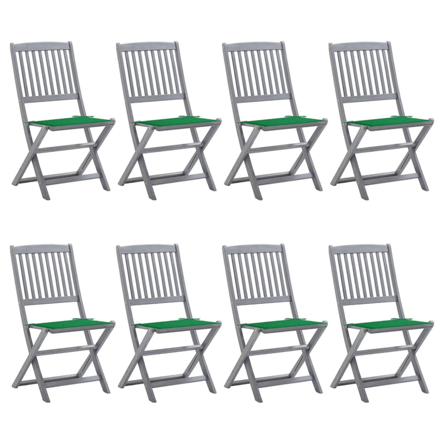 Tuinstoelen Inklapbaar Met Kussens Massief Acaciahout 8