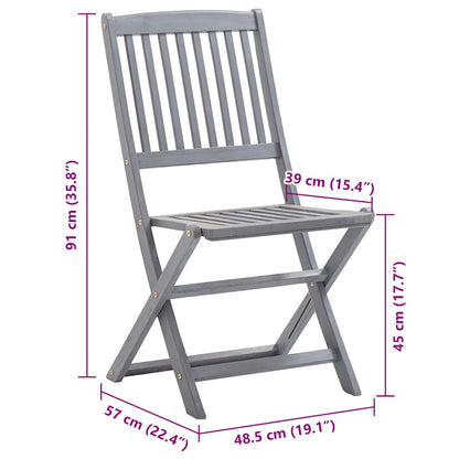 Tuinstoelen Inklapbaar Met Kussens Massief Acaciahout 8