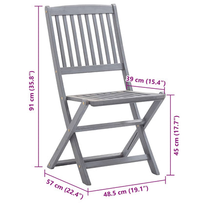 Tuinstoelen Inklapbaar Met Kussens Massief Acaciahout 8