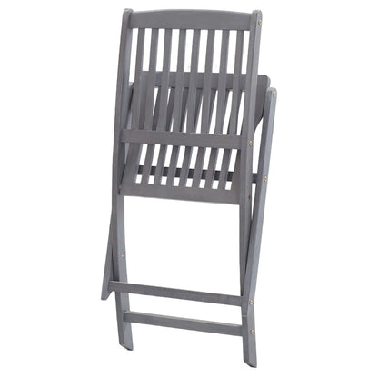 Tuinstoelen Inklapbaar Met Kussens Massief Acaciahout 8 Crème