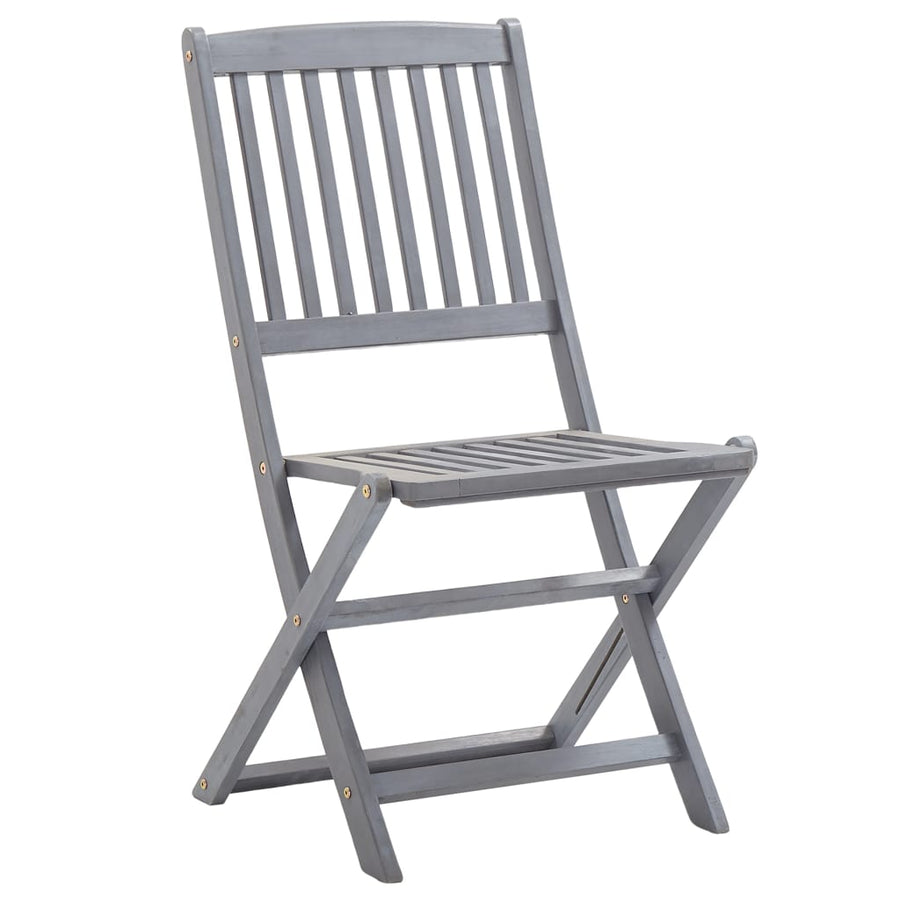 Tuinstoelen Inklapbaar Met Kussens Massief Acaciahout 8 Taupe