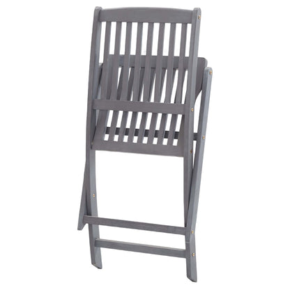 Tuinstoelen Inklapbaar Met Kussens Massief Acaciahout 8 Taupe