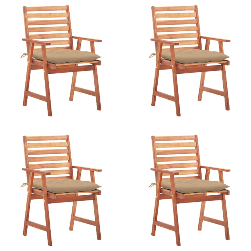 Tuinstoelen Met Kussens Massief Acaciahout 4