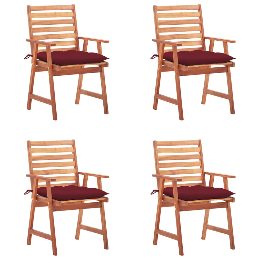 Tuinstoelen Met Kussens Massief Acaciahout 4