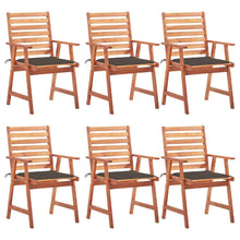 Tuinstoelen Met Kussens Massief Acaciahout 6 Taupe