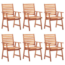 Tuinstoelen Met Kussens Massief Acaciahout 6 Antraciet