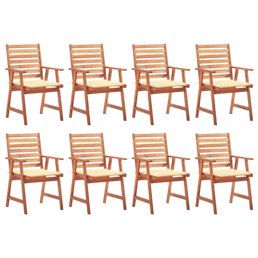 Tuinstoelen Met Kussens Massief Acaciahout 8