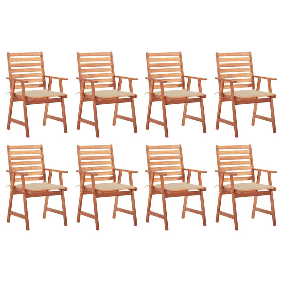 Tuinstoelen Met Kussens Massief Acaciahout 8