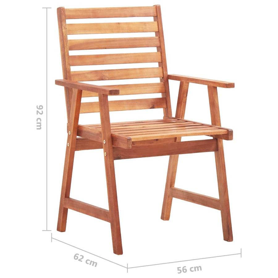 Tuinstoelen Met Kussens Massief Acaciahout 8