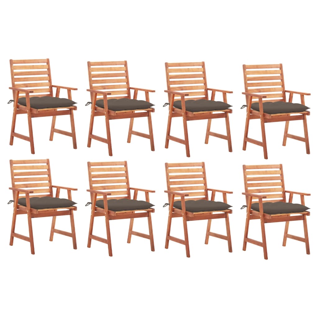 Tuinstoelen Met Kussens Massief Acaciahout 8