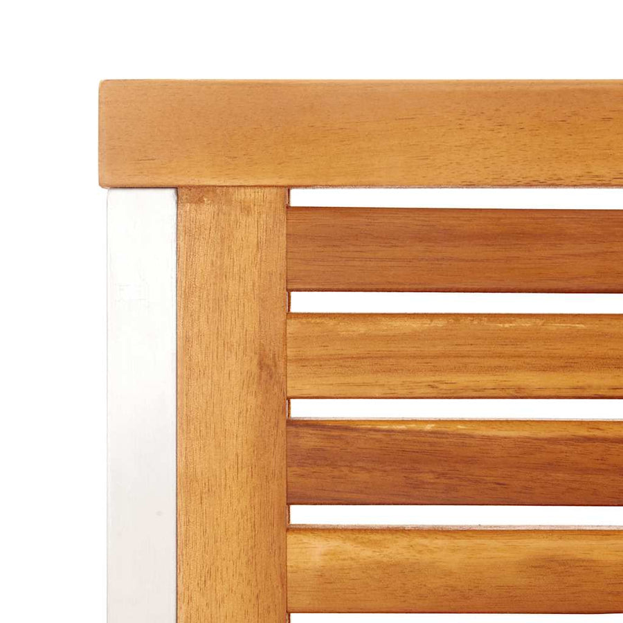 Tuinstoelen 8 St Met Kussens Massief Acaciahout Rood